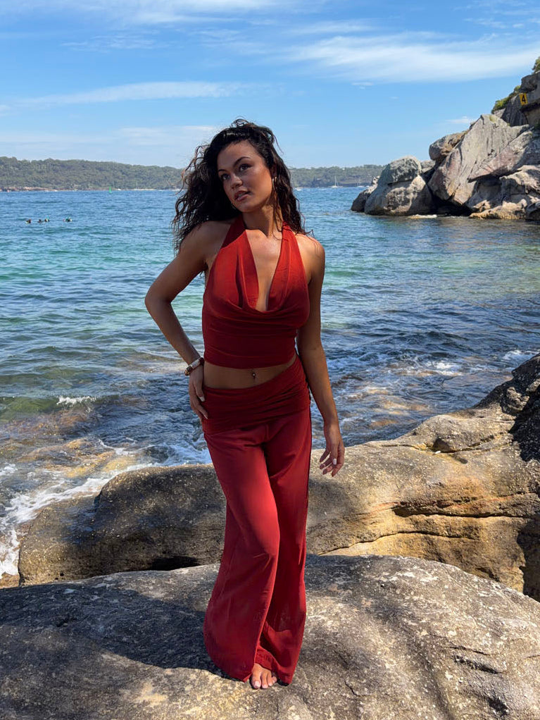 Bila mesh trousers – Red