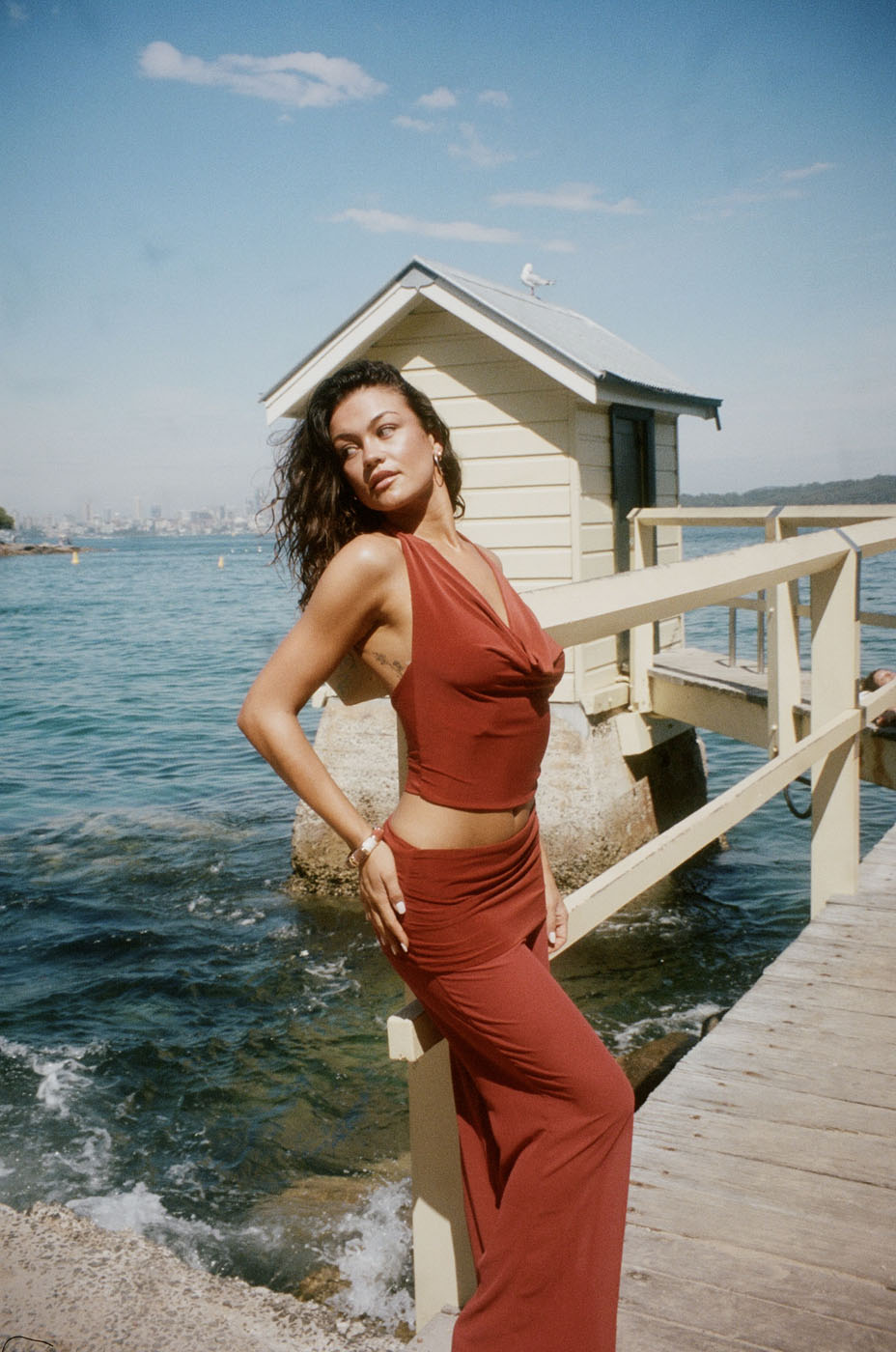 Bila mesh trousers – Red