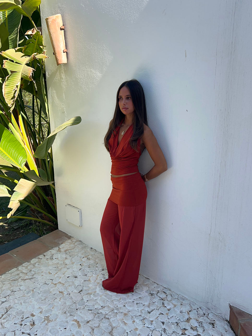 Bila mesh trousers – Red