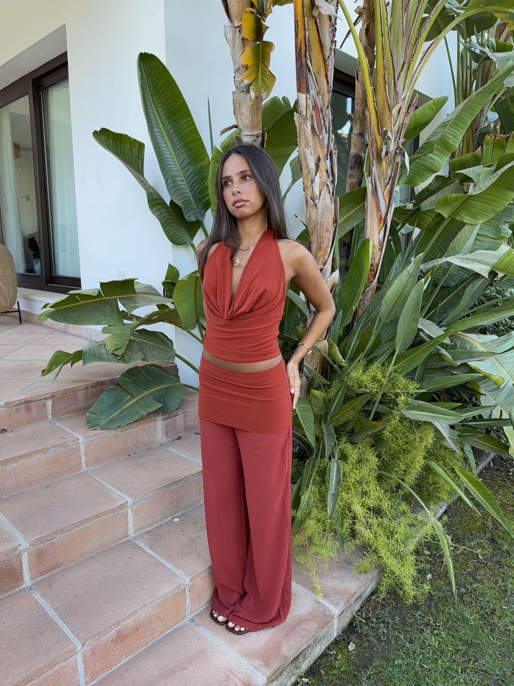 Bila mesh trousers – Red