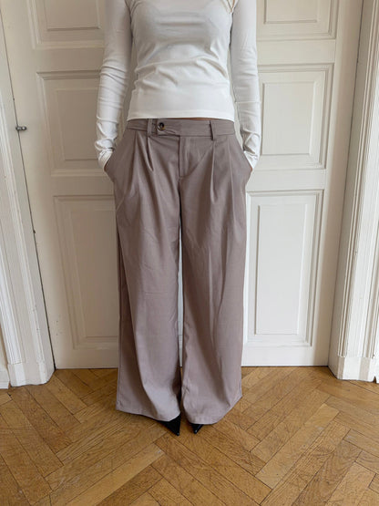 Camilla oversized suit pants - Beige