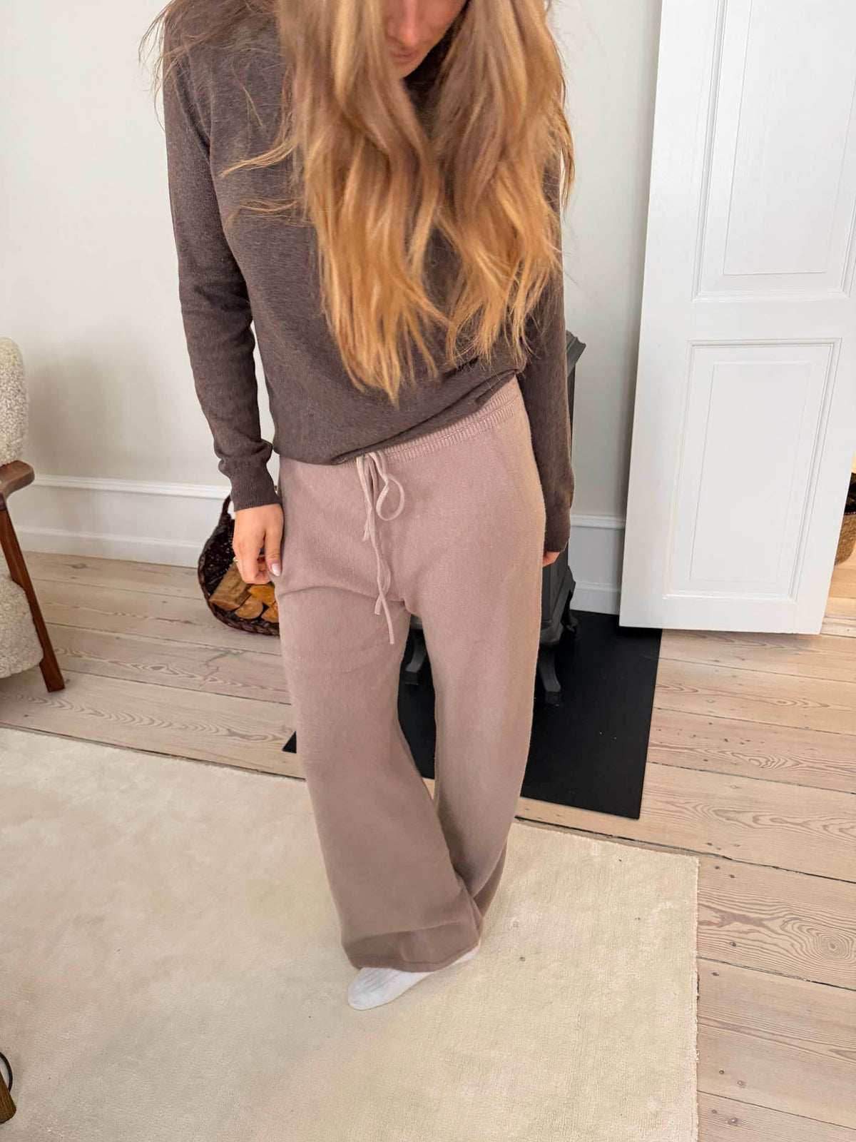 Rilo knitted pants - beige