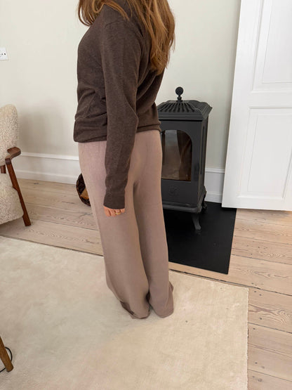 Rilo knitted pants - beige