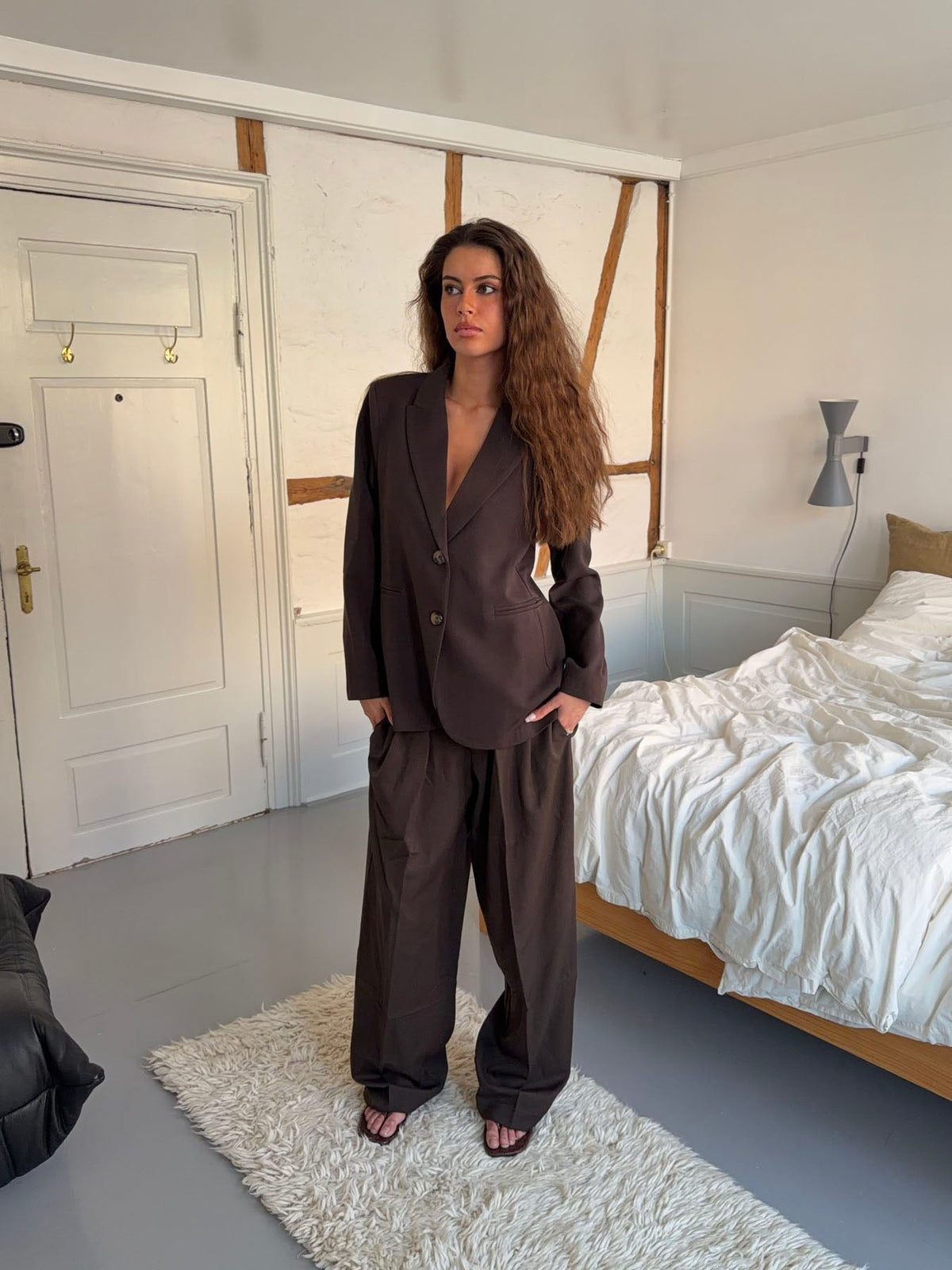 Lulo suit pants - Brown