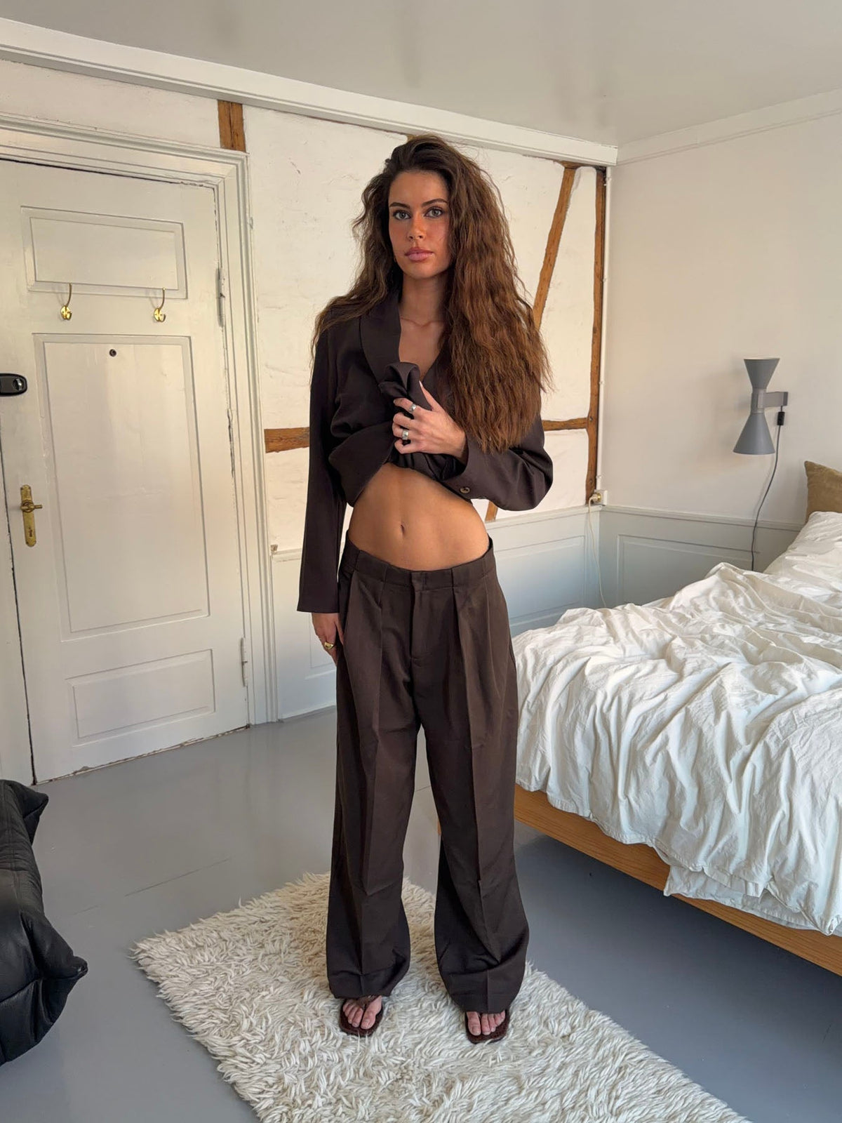 Lulo suit pants - Brown