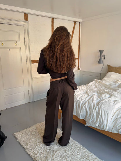 Lulo suit pants - Brown