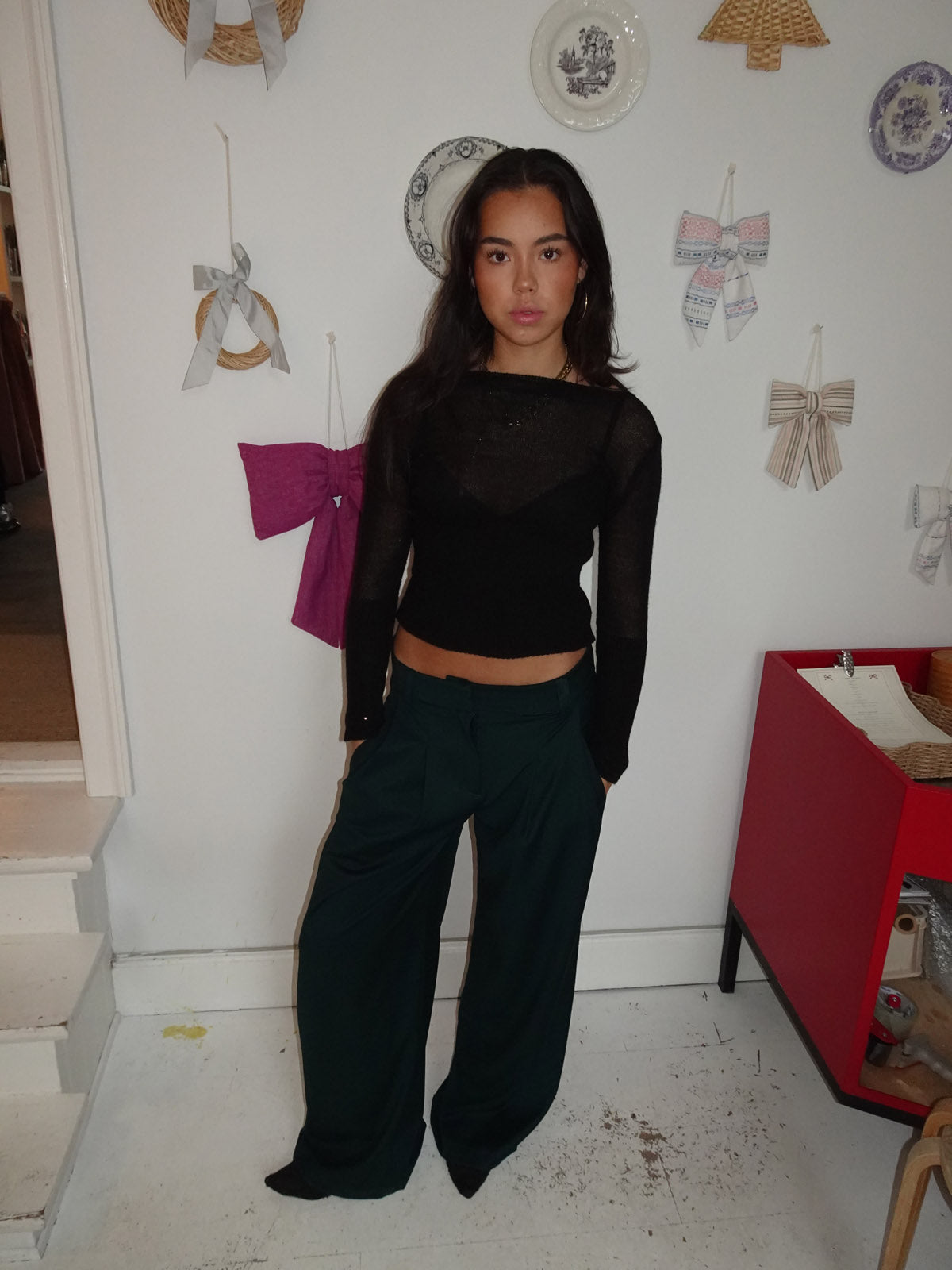 Menia suit pants - Green