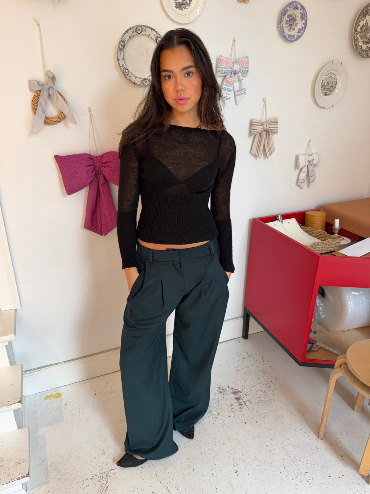 Menia suit pants - Green