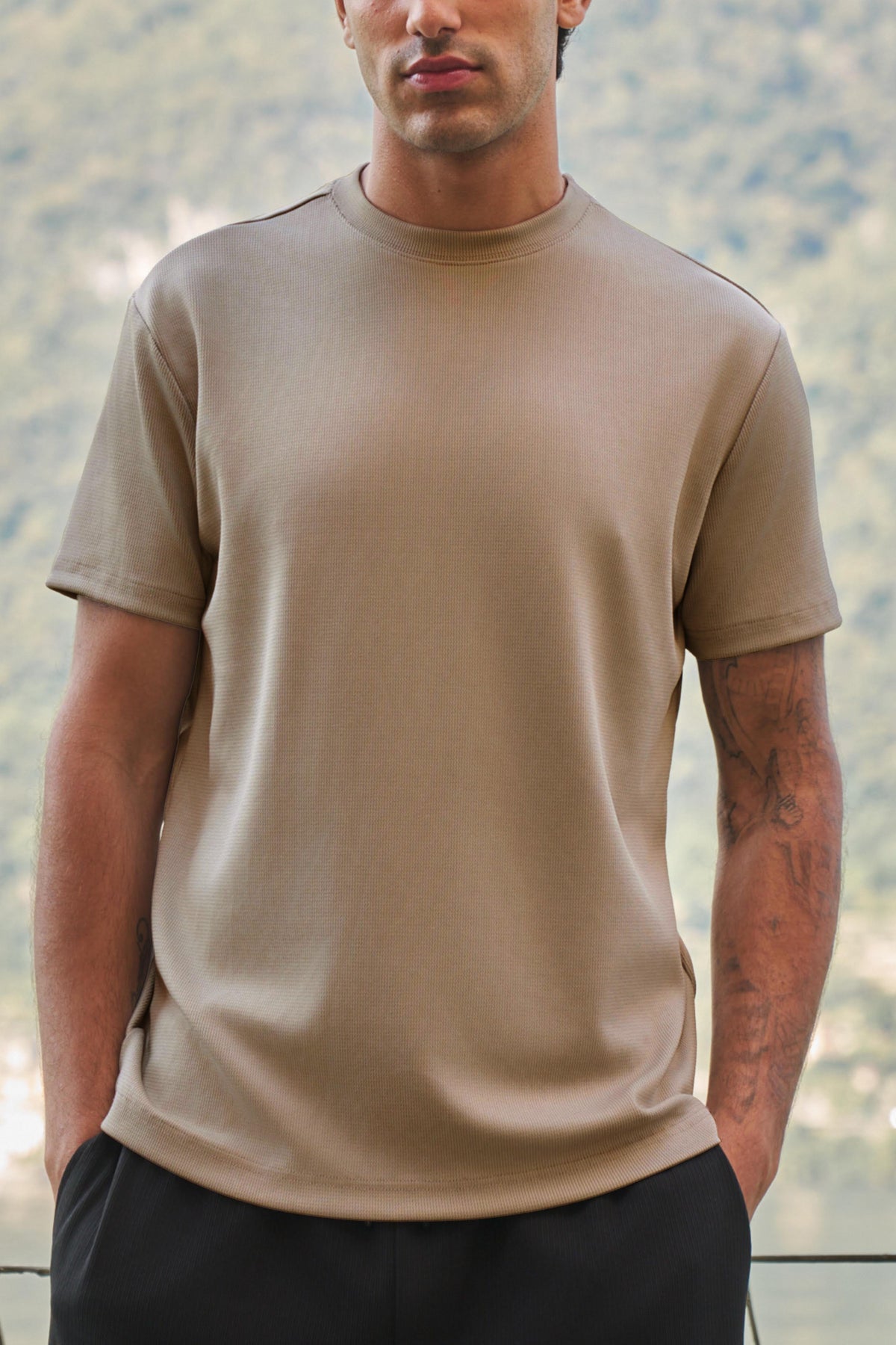Saints T-Shirt – Taupe